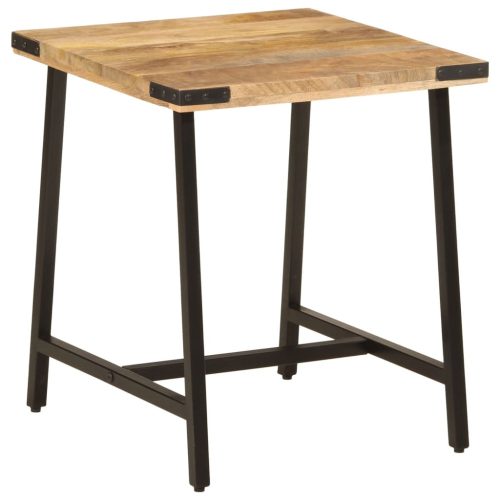 Bočni stolić 45 x 45 x 50 cm od masivnog drva manga i željeza