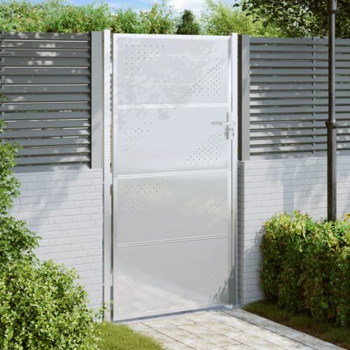 Vrtna vrata 100 x 180 cm od nehrđajućeg čelika