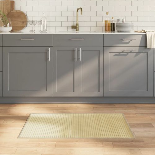 Tepih pravokutni svijetli prirodni 60 x 100 cm od bambusa