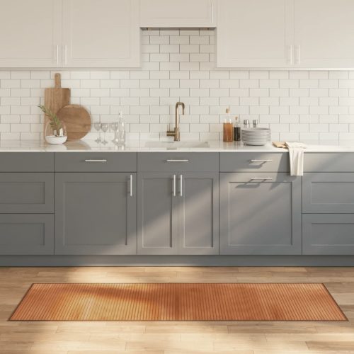 Tepih pravokutni prirodni 60 x 200 cm od bambusa