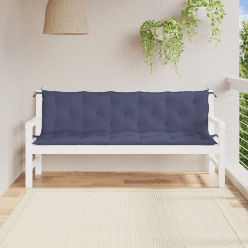 Jastuci za vrtnu klupu 2 kom modri 180x50x7cm od tkanine Oxford