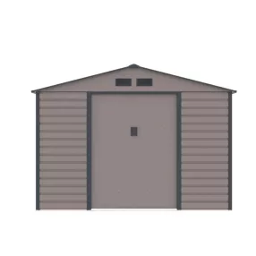   EPT stabilna metalna vrtna kućica 884 - 277x319 cm - siva boja