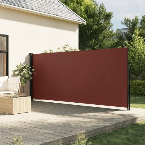 Bočna tenda na uvlačenje smeđa 160 x 500 cm