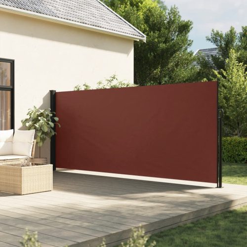 Bočna tenda na uvlačenje smeđa 180 x 500 cm