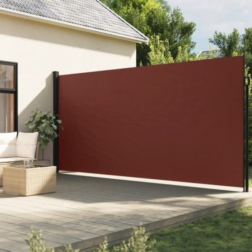 Bočna tenda na uvlačenje smeđa 200 x 500 cm