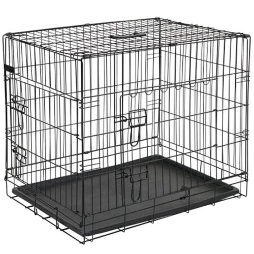 @Pet transporter za pse metalni 63 x 44 x 50,5 cm crni 15001