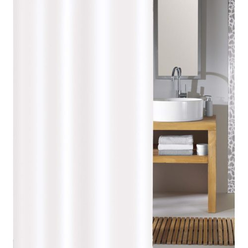 430283 Kleine Wolke Shower Curtain Phoenix" 180x200 cm White"