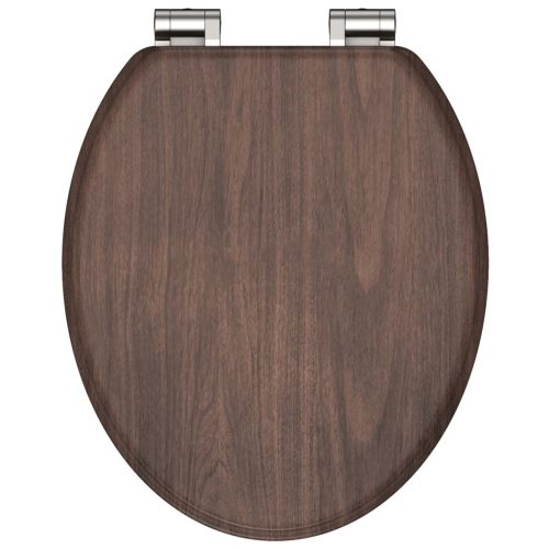 SCHÜTTE toaletna daska s mekim zatvaranjem DARK WOOD MDF