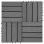 11 podnih pločica s reljefom WPC 30 x 30 cm 1 m² sive
