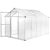 Staklenik od aluminija 302 x 190 x 195 cm 11,19 m³