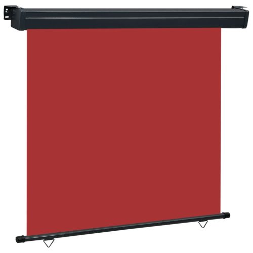 Balkonska bočna tenda 175 x 250 cm crvena