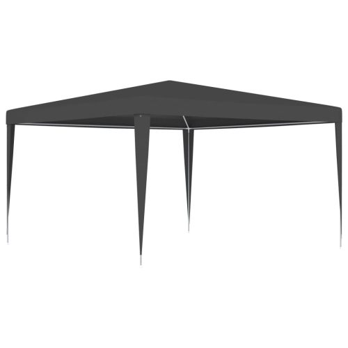 Profesionalni šator za zabave 4 x 4 m antracit 90 g/m²