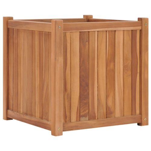Povišena gredica 50 x 50 x 50 cm od masivne tikovine