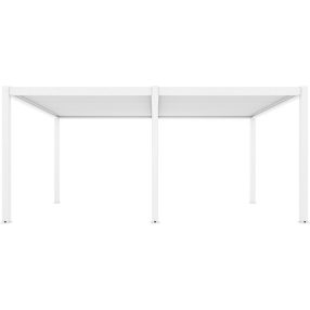   Discontmania motorna bioklimatska ekskluzivna vrtna pergola / paviljon 3x6m u bijeloj boji