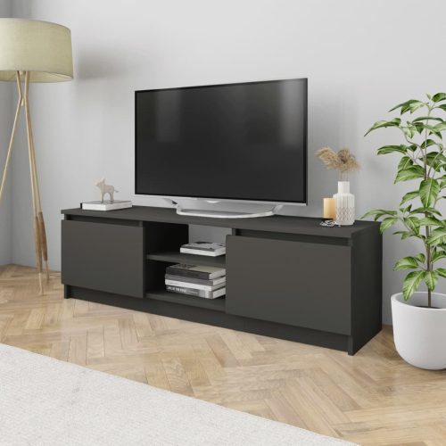 TV ormarić sivi 120 x 30 x 35,5 cm od konstruiranog drva