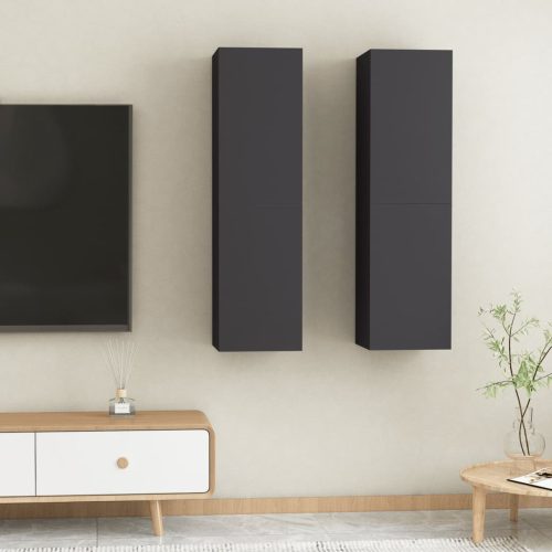 TV ormarići 2 kom sivi 30,5 x 30 x 110 cm konstruirano drvo