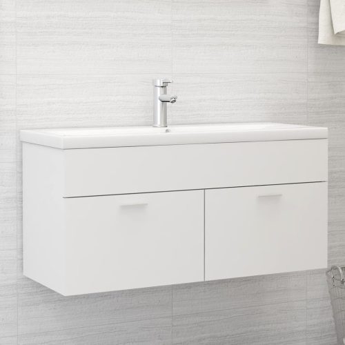 Ormarić za umivaonik bijeli 100x38,5x46 cm konstruirano drvo