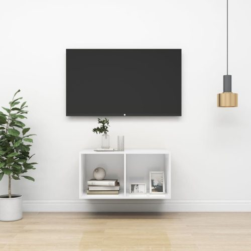 Zidni TV ormarić bijeli 37 x 37 x 72 cm od konstruiranog drva