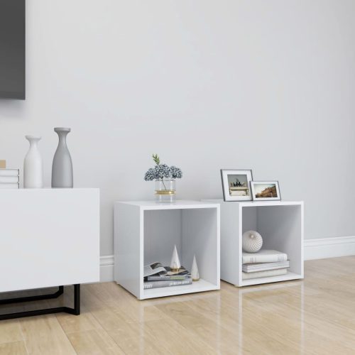 TV ormarići 2 kom bijeli 37 x 35 x 37 cm konstruirano drvo