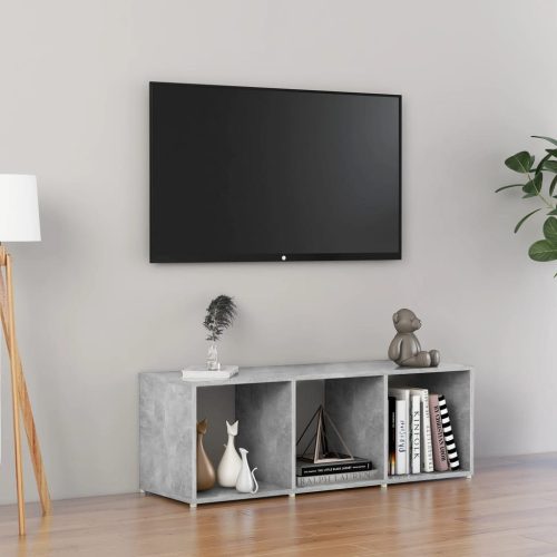 TV ormarić boja betona 107 x 35 x 37 cm od konstruiranog drva