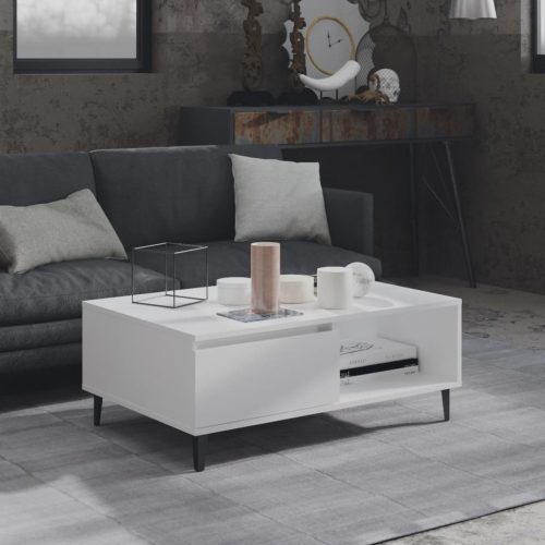 Stolić za kavu bijeli 90 x 60 x 35 cm od iverice