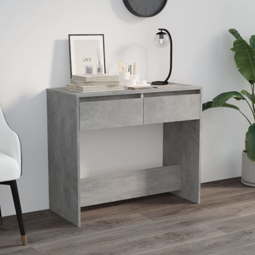 Konzolni stol siva boja betona 89 x 41 x 76,5 cm čelični
