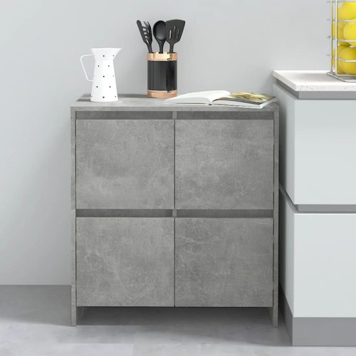Komoda siva boja betona 70x41x75 cm od konstruiranog drva