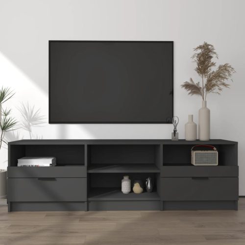 TV ormarić crni 150x33,5x45 cm od konstruiranog drva