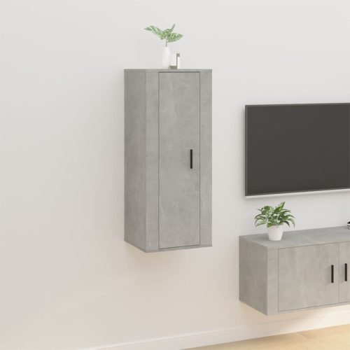 Zidni TV ormarić siva boja betona 40 x 34,5 x 100 cm