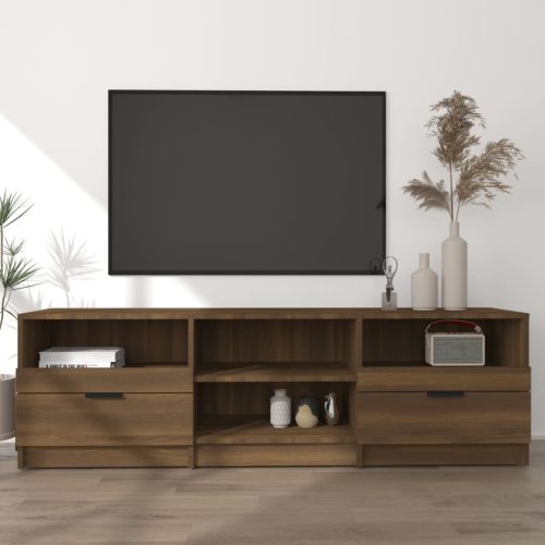 TV ormarić boja smeđeg hrasta 150x33,5x45 cm konstruirano drvo