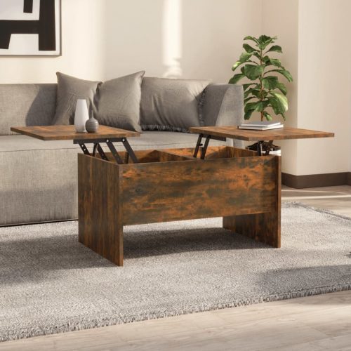 Stolić za kavu boja hrasta 80x50x42,5 cm konstruirano drvo