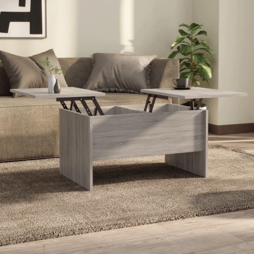 Stolić za kavu boja hrasta 80x50x42,5 cm konstruirano drvo