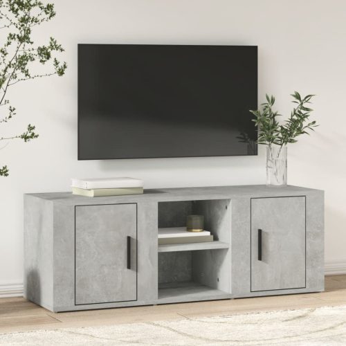TV ormarić boja betona 100x31,5x35 cm od konstruiranog drva