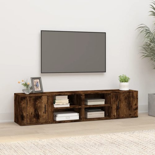 TV ormarići 2 kom boja dimljenog hrasta 80x31,5x36 cm drveni