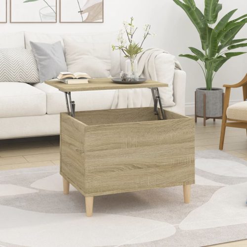 Stolić za kavu boja hrasta 60 x 44,5 x 45 cm konstruirano drvo