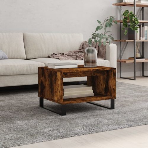 Stolić za kavu boja hrasta 60 x 50 x 40 cm konstruirano drvo