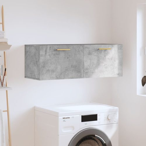 Zidni ormarić boja betona 100 x 36,5 x 35 cm konstruirano drvo