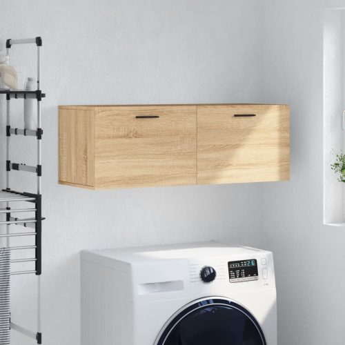 Zidni ormarić boja hrasta 100 x 36,5 x 35 cm konstruirano drvo