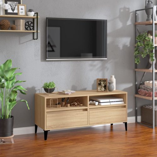 TV ormarić boja hrasta sonome 100x34,5x44,5cm konstruirano drvo