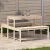Stol za piknik 110 x 134 x 75 cm od masivne borovine