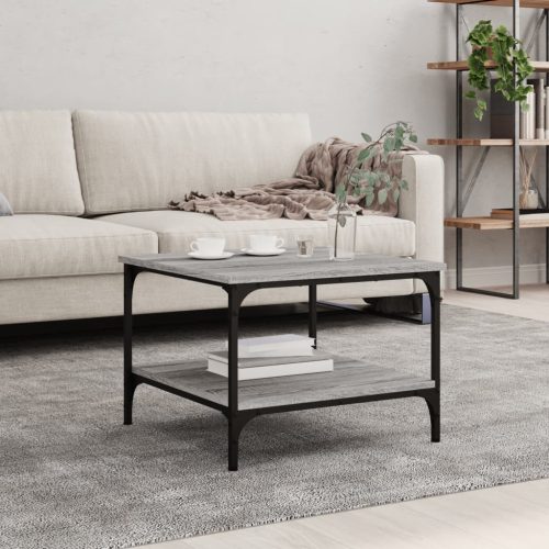 Stolić za kavu boja hrasta 55x55x40 cm konstruirano drvo