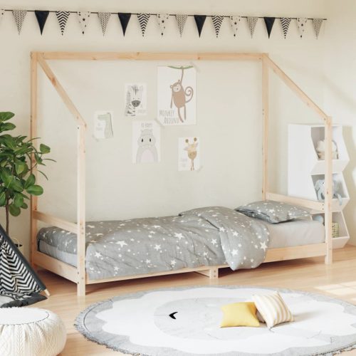 Okvir za dječji krevet 80 x 200 cm od masivne borovine