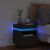Noćni ormarić s LED svjetlima crni 60x35x40 cm
