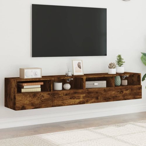 Zidni TV ormarići 2 kom boja hrasta 80 x 30 x 30 cm drveni