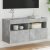TV ormarić s LED svjetlima siva boja betona 80x30x40 cm