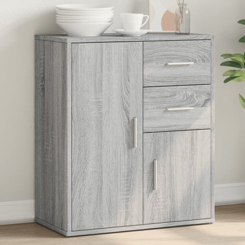 Komoda siva boja hrasta 60x31x70cm od konstruiranog drva