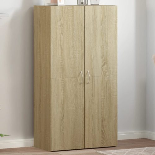 Ormarić za spise boja hrasta 60x32x115 cm od konstruiranog drva