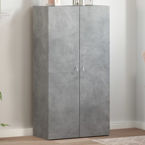 Ormarić za spise boja betona 60x32x115 cm konstruirano drvo