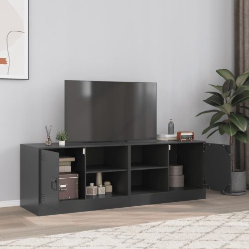 TV ormarići 2 kom crni 67 x 39 x 44 cm čelični