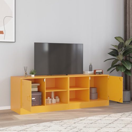 TV ormarići 2 kom boja senfa 67 x 39 x 44 cm čelični